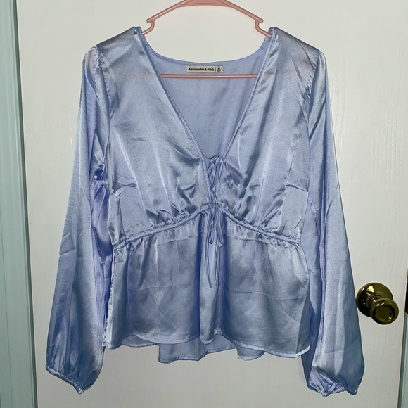 Abercrombie & Fitch Tops - Abercrombie and Fitch satin blouse - M